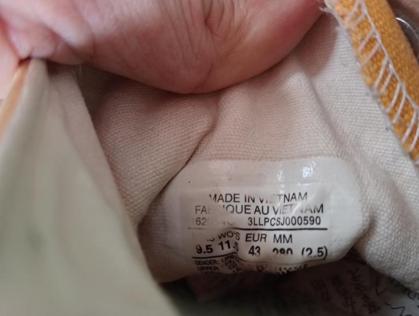 CONVERSE ผ้าใบหุ้มข้อมือสอง สภาพเหมือนใหม่ จัดส่งฟรี!!!เก็บปลายทาง 6