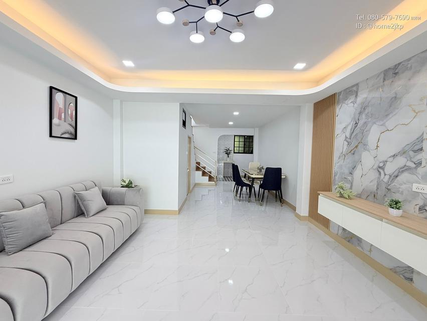 หมู่บ้านกิตติชัยวิลล่า 3 ถนนคู้คลองสิบ ทาวน์เฮาส์ 2 ชั้น รีโนเวทใหม่ สภาพสวยเหมือนใหม่ 5
