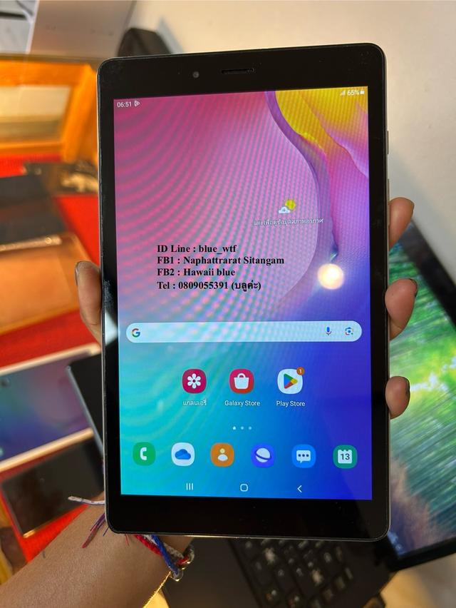 Samsung Tab A 8.0 (2019) จอ8นิ้ว ใส่ซิมโทรได้ 4G Android 11โหลดได้ทุกแอพ ใช้งานปกติ ได้ทุกซิม