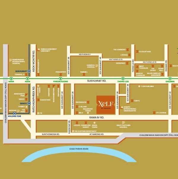 ขายคอนโด XELF by Sansiri ใหม่บนพระราม 4 ใกล้ BTS ทองหล่อ และ MRT ศูนย์สิริกิติ์ โทร 061-6161426 9