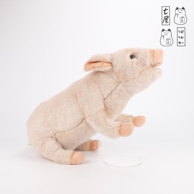 ตุ๊กตา หมู ลูกหมู 🐷 Piglet Plush Standing ~ HANSA ~ Farm Animals ~ Jumbo 30 cm ✨ รูปที่ 7