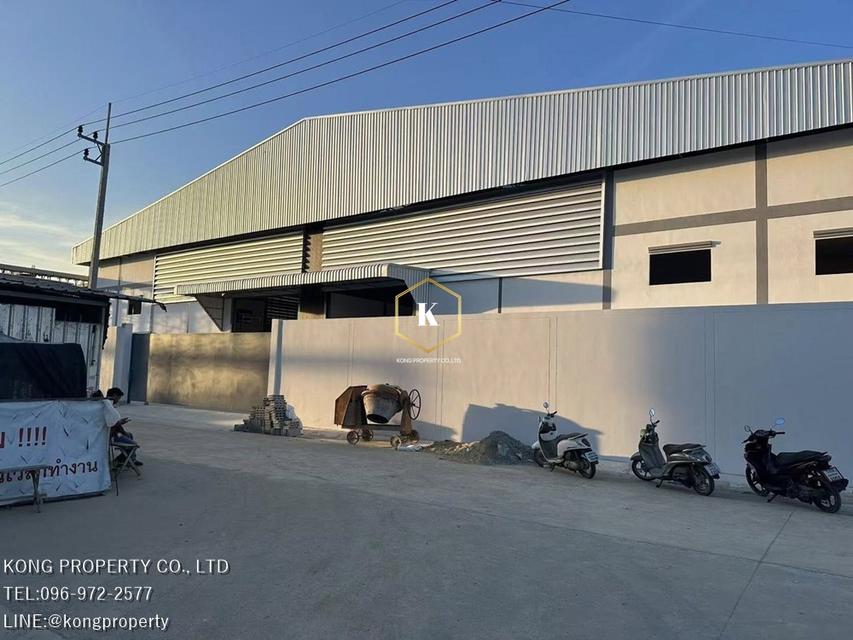 ให้เช่าโกดัง สร้างใหม่ สวนหลวง กระทุ่มเเบน สมุทรสาคร พื้นที่ 2,000ตรม 3