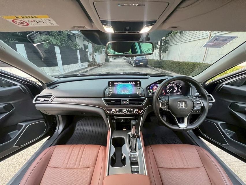 #Accord 2.0 eHEV TECH ปี 2021 สีดำ Top Sunroof ไมล์ 70,000 กม. โทร.0922639576 เอ๋