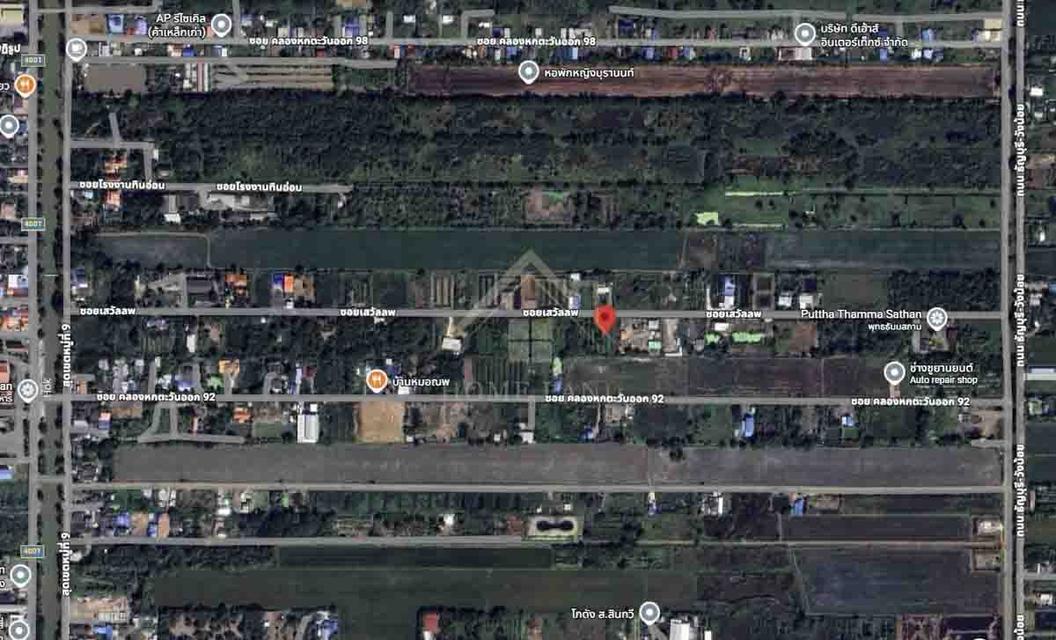 ที่ดินเปล่า 1 ไร่ ซอย เสวัลลพ คลองหก ปทุมธานี 2