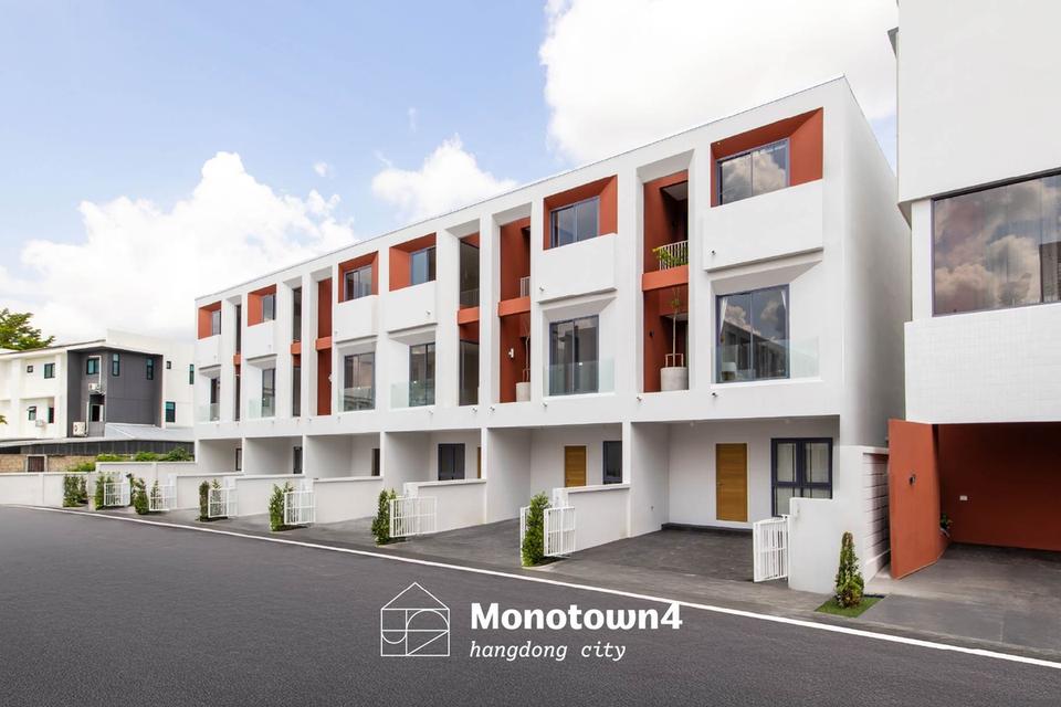บ้านโซนหางดงเชียงใหม่ โครงการ Monotown 4 ทาวน์โฮม 3 ชั้น ที่จอดรถ 2 คัน สิ่งอำนวยความสะดวกครบ ใกล้กาดฝรั่ง 5 นาที 7