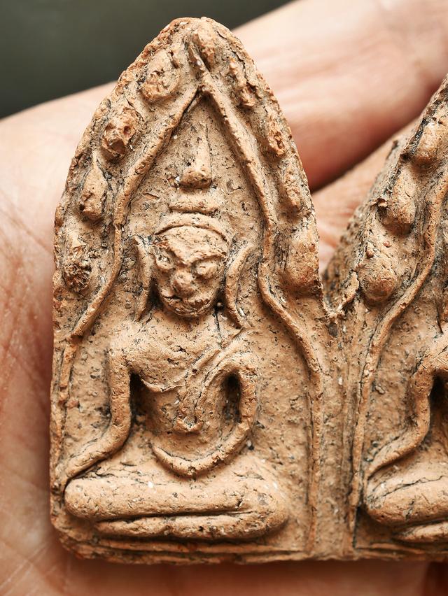 พระขุนแผนกรุวัดบ้านกร่าง พิมพ์พลายคู่หน้ายักษ์....เก่า เดิมๆ สวยแชมป์ รูปที่ 12