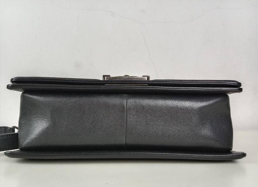 กระเป๋าชาแนล Chanel boy 10" Caviar RHW holo25 Very good condition FULLSET รูปที่ 8
