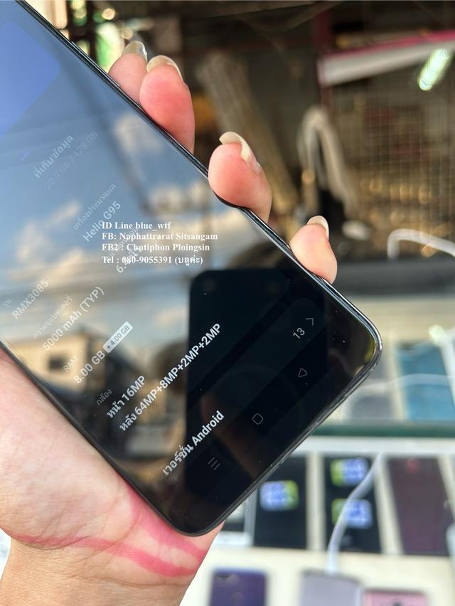 Realme8 5G จอ6.5นิ้ว 2ซิม Rom128Ram8 Android13 โหลดแอพได้ ใช้งานปกติ ได้ทุกซิม รูปที่ 3
