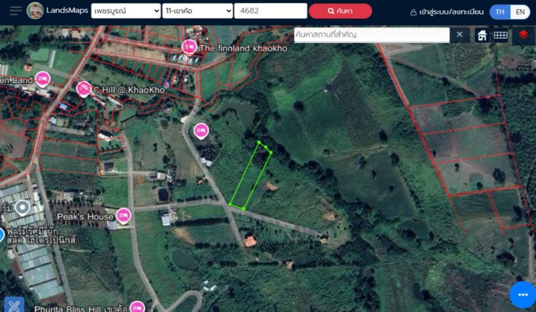 ที่ดินเขาค้อ วิวภูเขา ถนน น้ำ ไฟ พร้อม 2