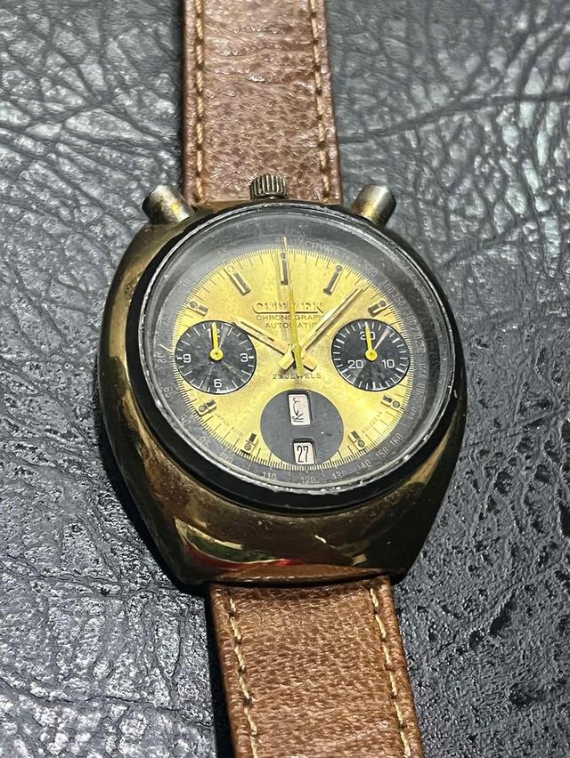 นาฬิกาในภาพคือ Citizen Bullhead หรือที่รู้จักในชื่อรุ่น Record Label Tsuno Chrono Re-Issue รูปย่อยที่ 4