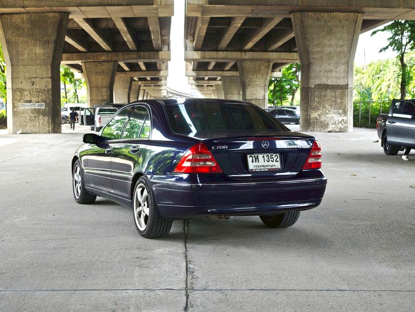 ขายรถ Benz C200 W203 ปี 2003 สีน้ำเงิน เกียร์ออโต้ 6