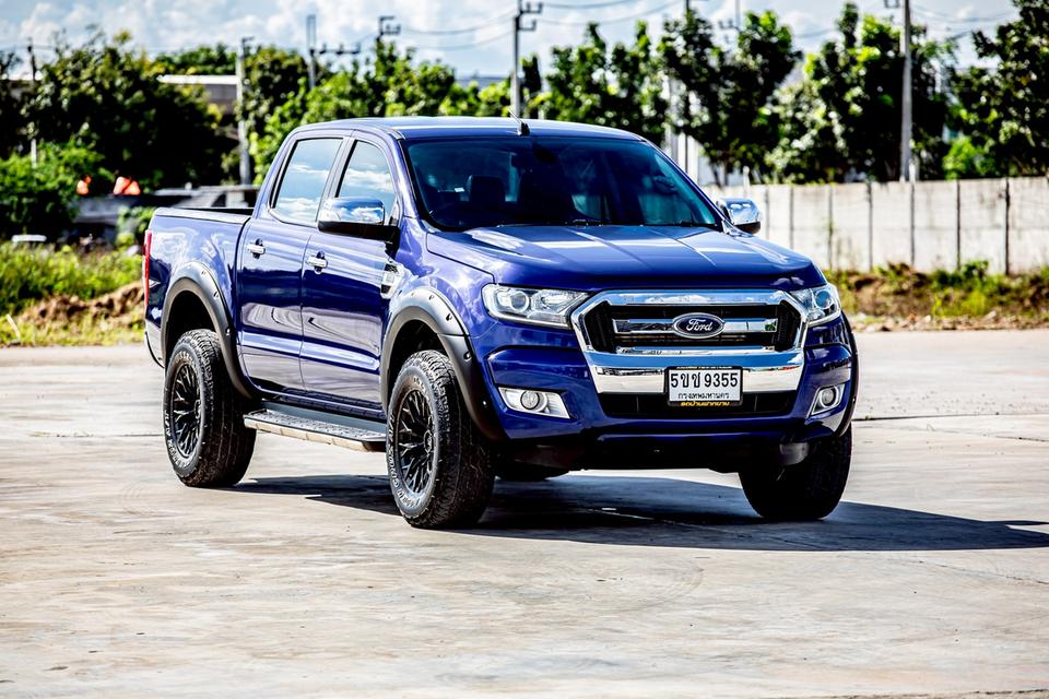Ford Ranger 2.2 XLT Hi-Lander Double Cab ปี 2015 สีน้ำเงิน  3