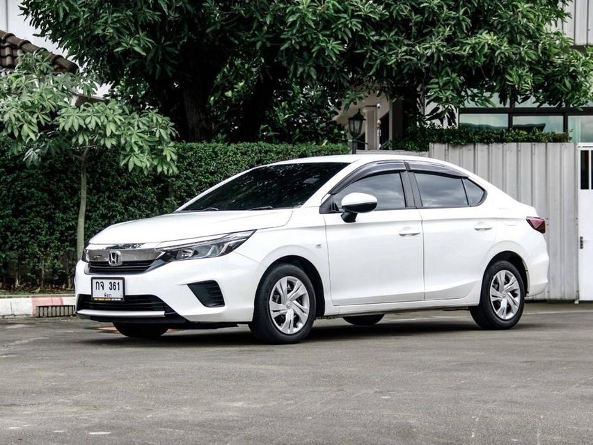 HONDA CITY 1.0 S TURBO ปี 2023 (VAT.) โฉม ปี 19-ปัจจุบัน เกียร์ AUTO สีขาว รถสวยพร้อมใช้งาน เบนซิน ไมล์แท้เพียง 46,230 km.