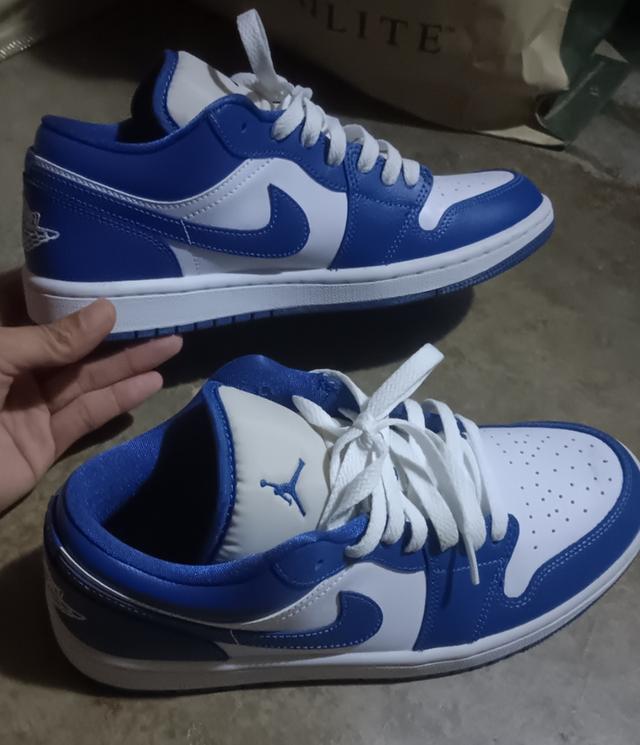 รองเท้าผ้าใบ Nike Air jordan 1low Marina blue รูปที่ 5