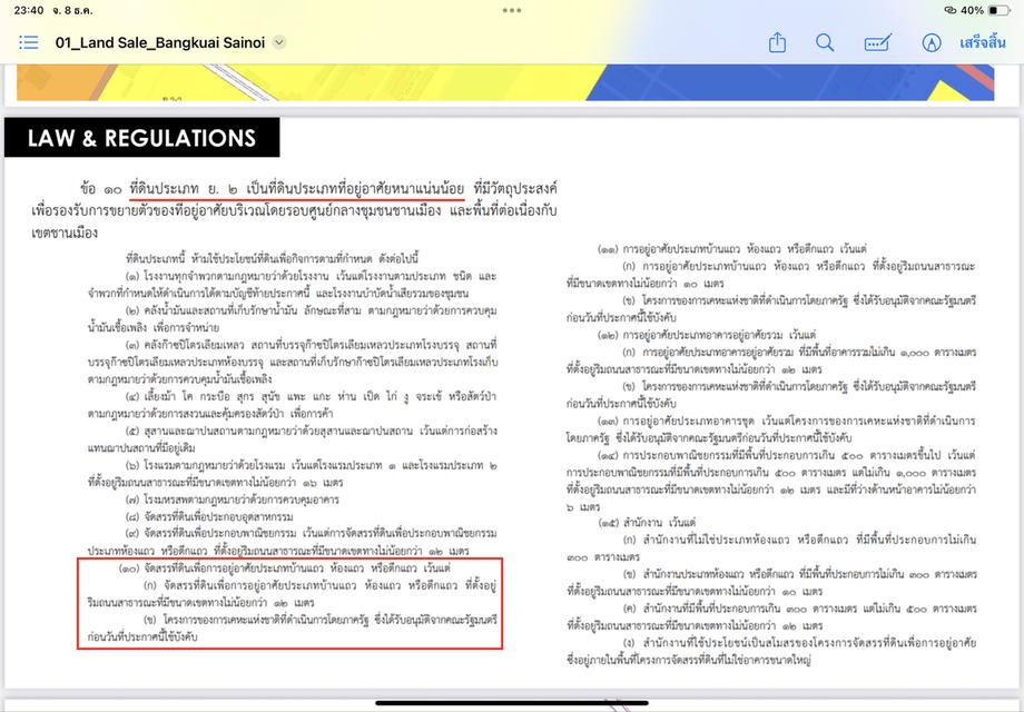ขายที่ดิน บางกรวย - ไทรน้อย 5