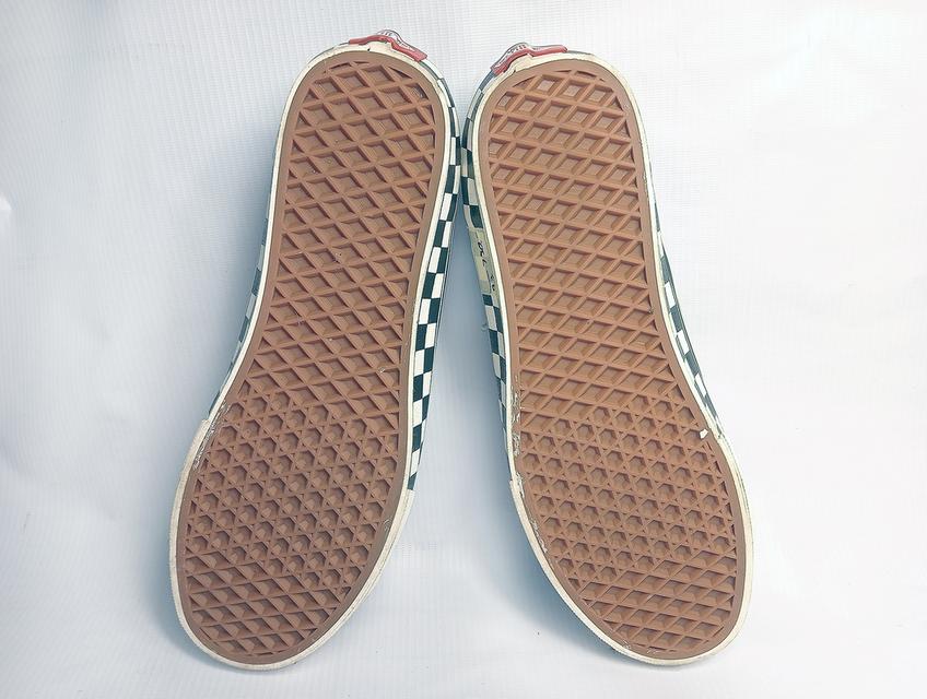 VANS รองเท้าผ้าใบของใหม่ ลายตารางหมากรุก สีดำ จัดส่งฟรี!!! เก็บปลายทาง 4