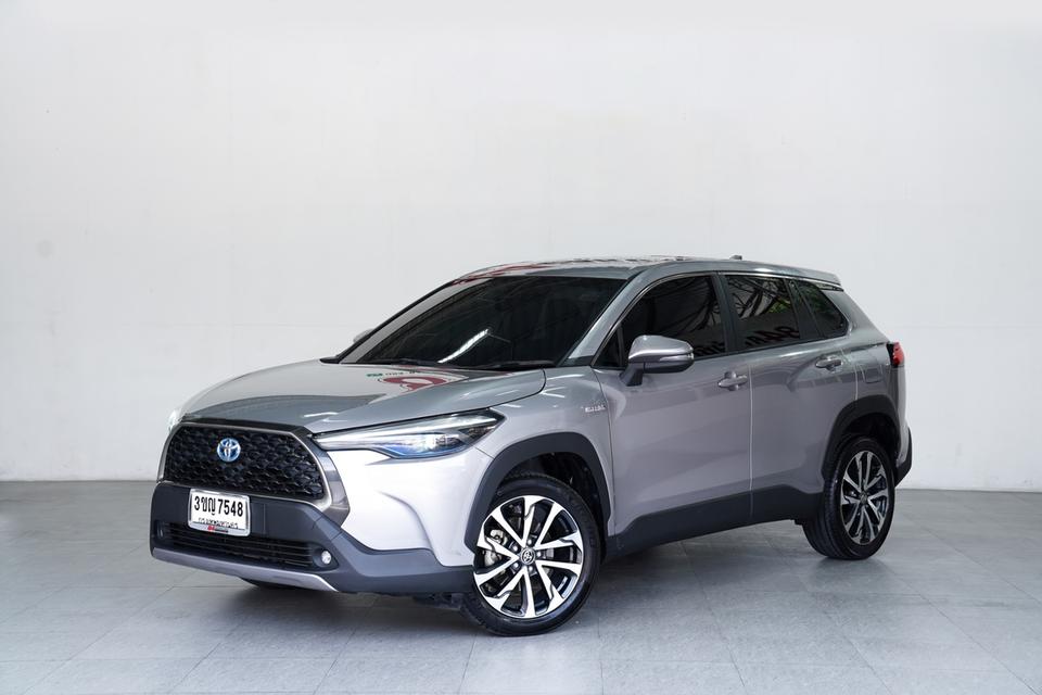  TOYOTA COROLLA CROSS 1.8 HYBRID PREMIUM ปี 2022 จด 2022 สีเทา 1