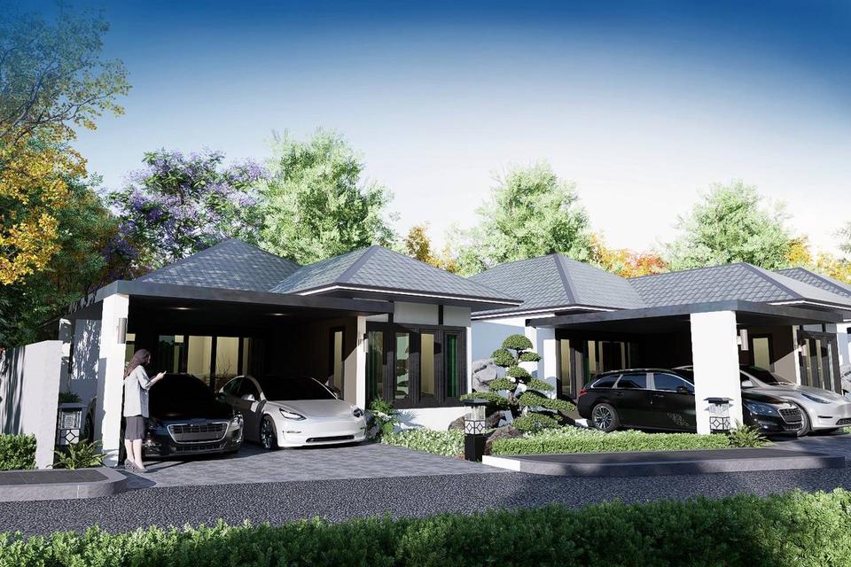 บ้านเดี่ยวชั้นเดียว สร้างใหม่ 3ห้องนอน 2 ห้องน้ำ ขนาด 46.0 ตารางวา ราคา 2,990,000.00 บาท  5