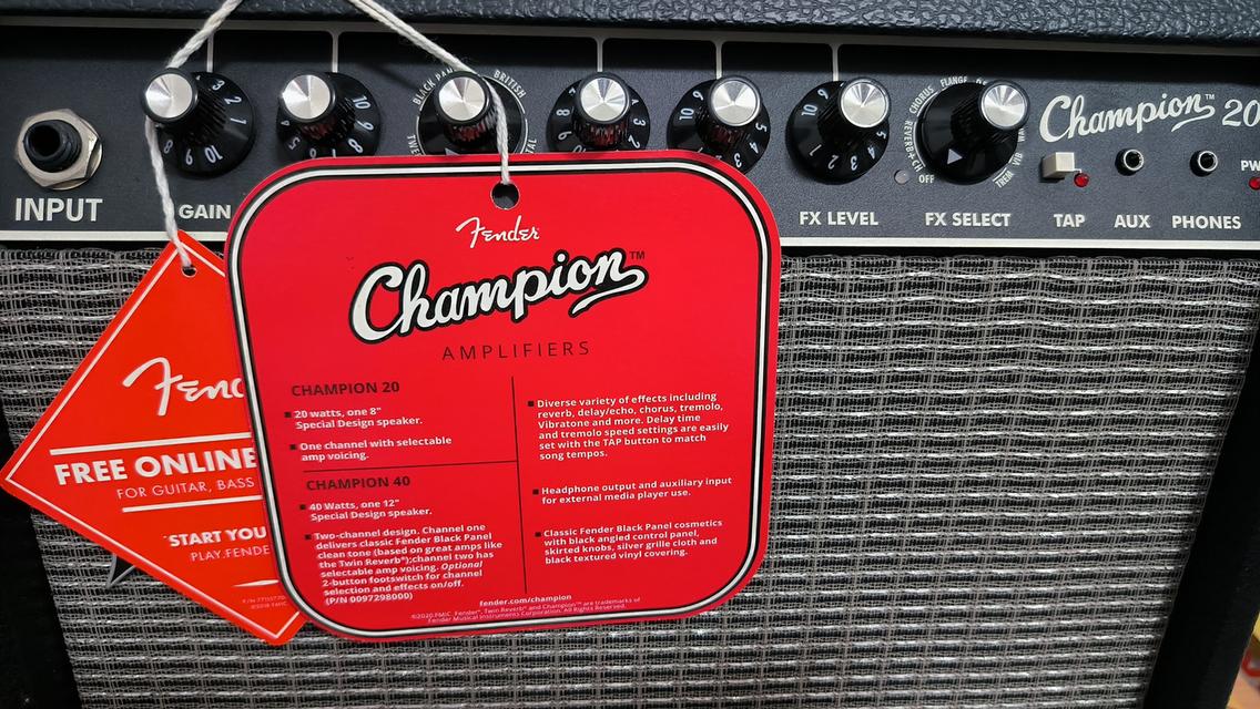 แอมป์กีตาร์ fender champion 20 20W
