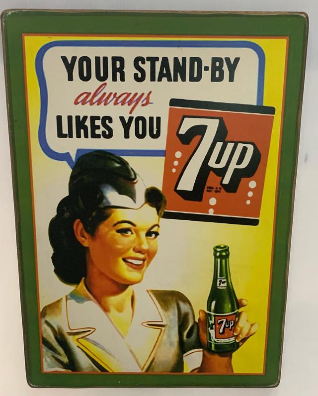 ภาพพิมพ์บนแผ่นไม้ 7up (งานใหม่) 2
