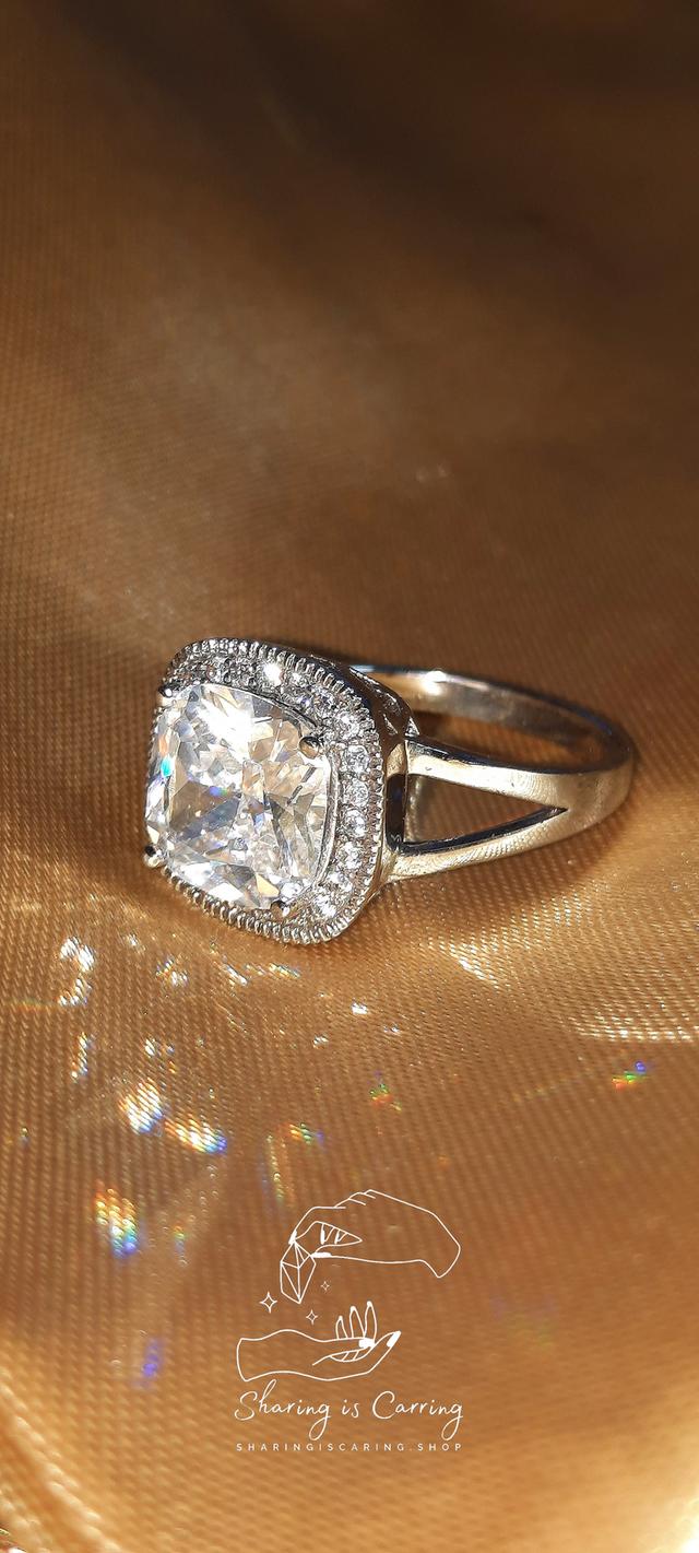 Fancy CZ A+++ Diamond ring ฿1,390.- 3