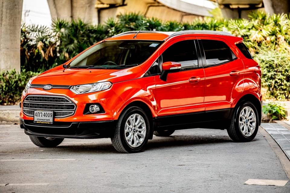 Ford EcoSport 1.5 Titanium Sunroof ปี 2015 สีส้ม ไมล์แท้เพียง 90,523 Km. 9