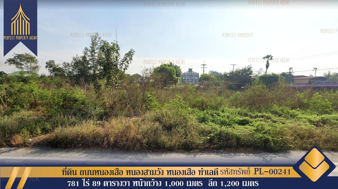 ขายที่ดิน หนองเสือ ทำเลดี จังหวัดปทุมธานี 1