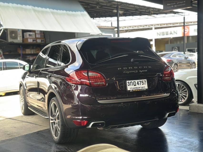 รหัสรถ JRS4757 Porsche Cayenne Hybrid 2012 สีพิเศษ สีม่วงสวยๆ 4