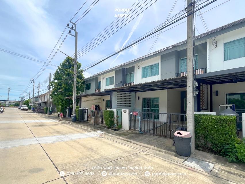 ทาวน์โฮม บ้านพฤกษา 112 สถานีรถไฟฟ้าคลองบางไผ่ - บางใหญ่ (ถนนเมน ต้นโครงการ ขนาด 18 ตร.วา) คลองถนน บางใหญ่ นนทบุรี