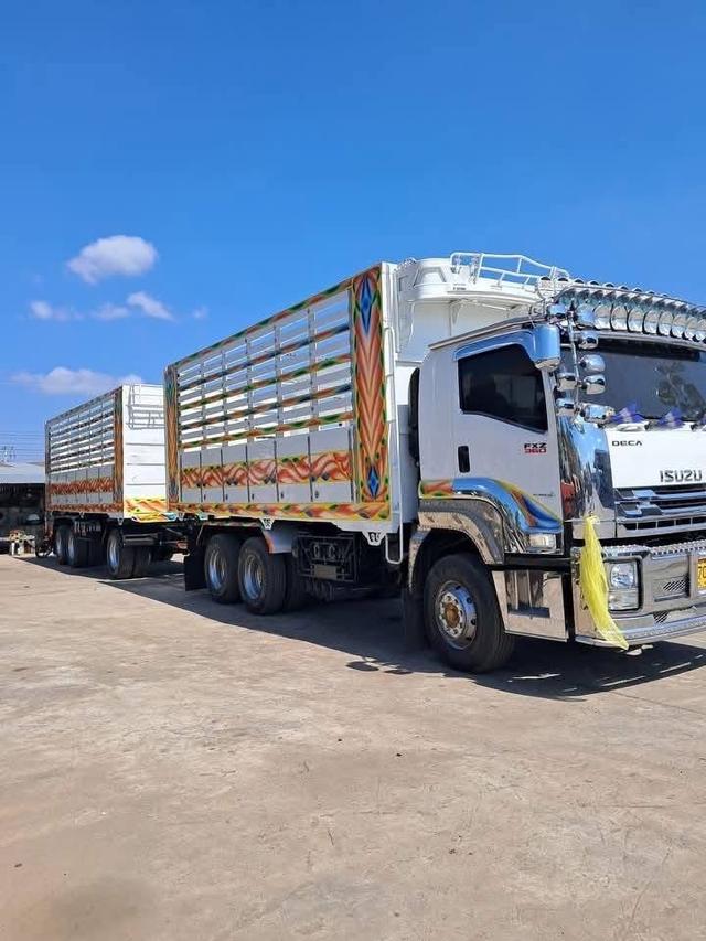 Isuzu แม่+ลูกดั้มพ์ 360 Hp ปี 2014 2