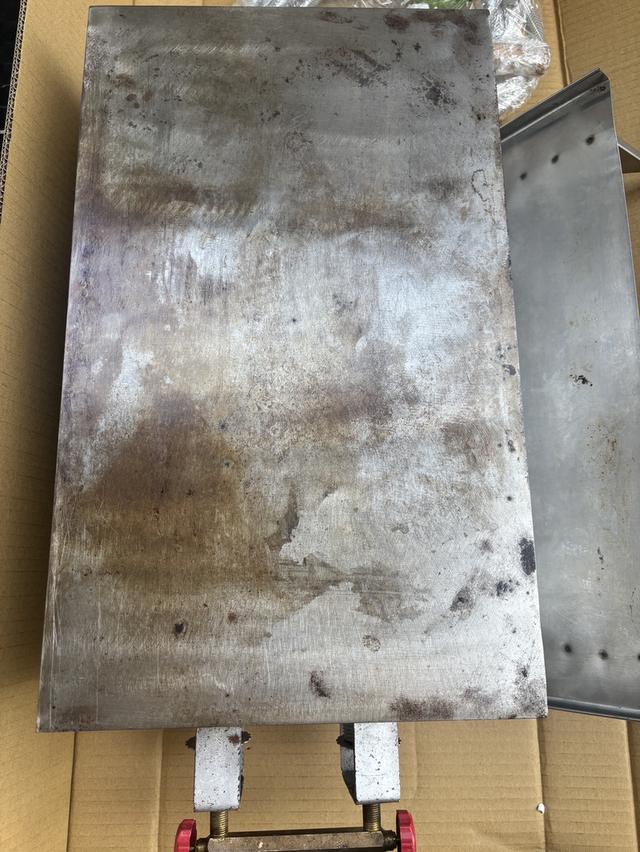 มือสอง เตาโตเกียว เตาย่างเนย หน้าเหล็กแผ่นเรียบ พร้อมอุปกรณ์ครบชุด