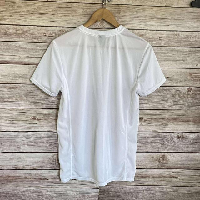 cotton on เสื้อกีฬาสีขาวล้วน รูปที่ 2