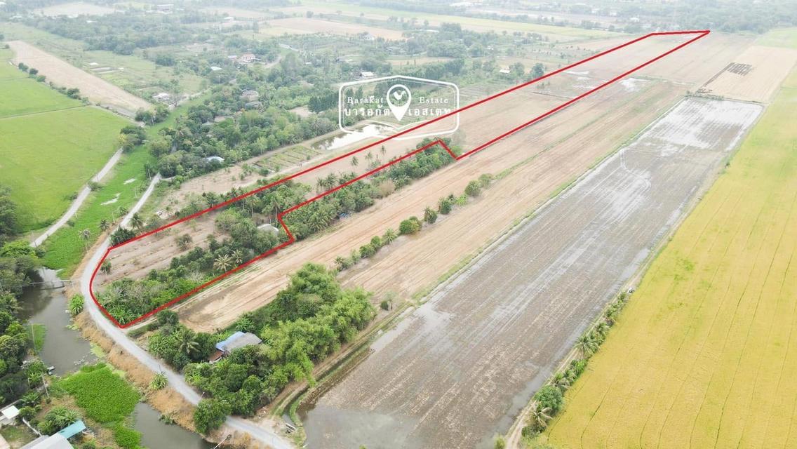 ขายที่ดินแปลงใหญ่รวม 30 ไร่ ตำบลคลอง 12 ฝั่งตะวันตก หนองจอก มีนบุรี กทม. ที่ดินหน้ากว้าง 75   เมตร  ลึก 823 เมตร ตารางวาละ 2,600 บาท  ขายรวม 30 ไร่ 5