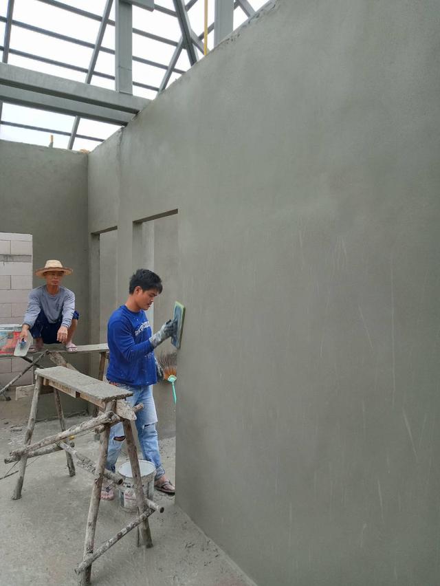 รับงานต่อเติมบ้านครบวงจร โครงหลังคา กันสาด ห้องครัว เทพื้น ปูกระเบื้อง 0950920028 รูปที่ 19