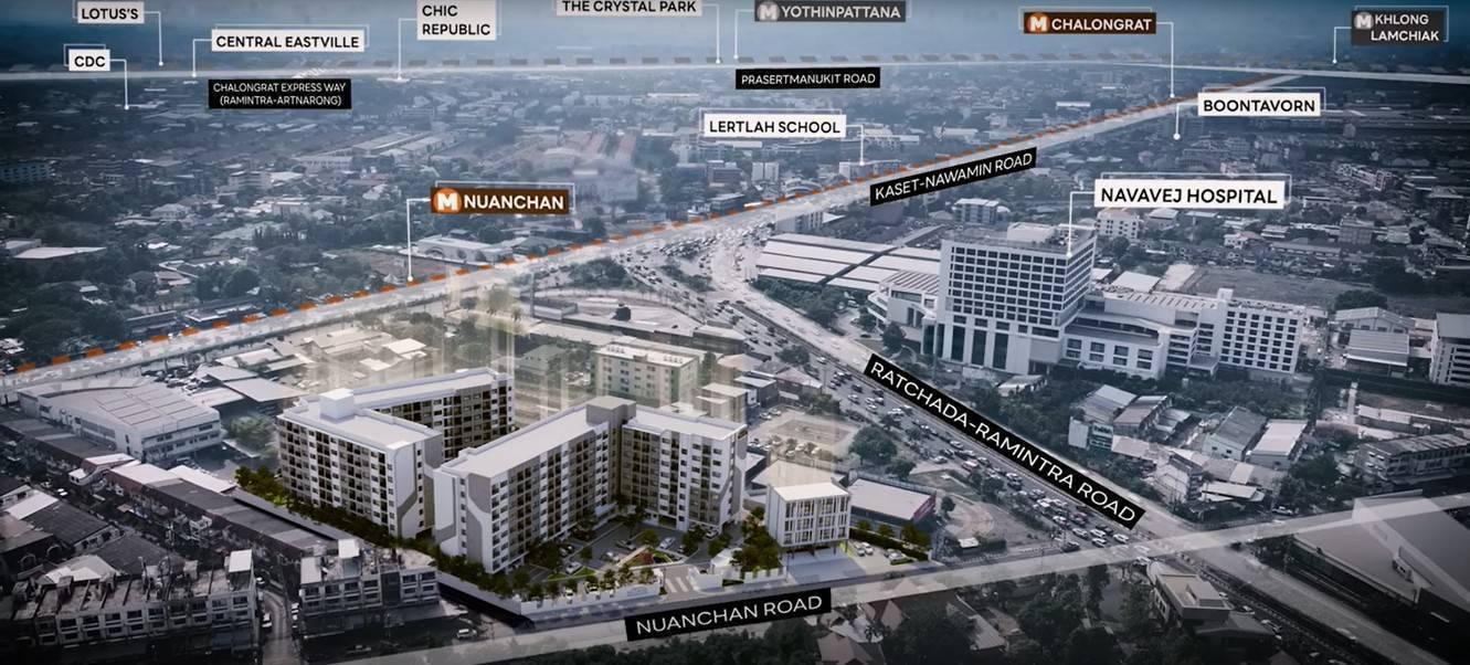 คอนโดใหม่CHEWATHAIHALLMARK ชีวาทัย ฮอลล์มาร์ค เอกมัย-รามอินทรา 6