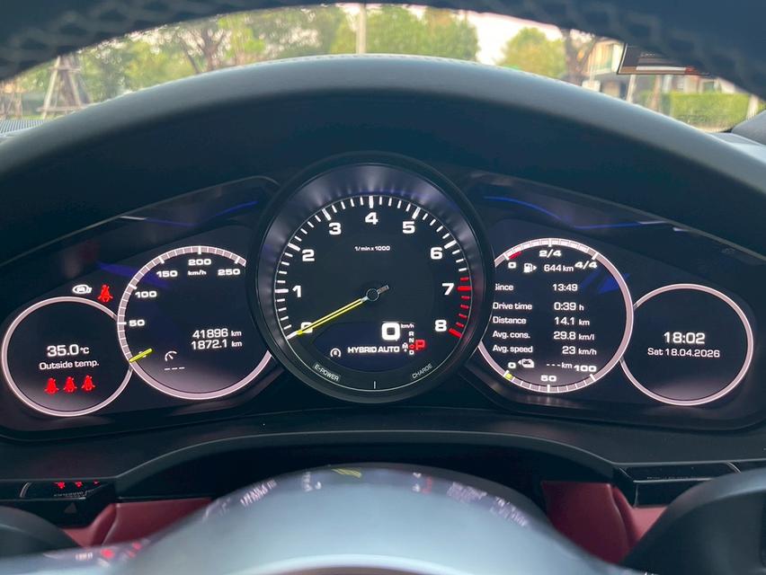 Porsche Cayenne Coupe E-Hybrid Sport Design 2021 สีขาว รถสวยมือเดียววิ่งน้อย ราคาพิเศษ รูปที่ 13