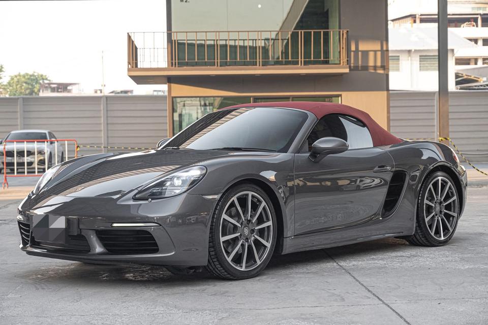 🐸Porsche 718 Boxster ปี 2017 สีเทา ภายในแดง