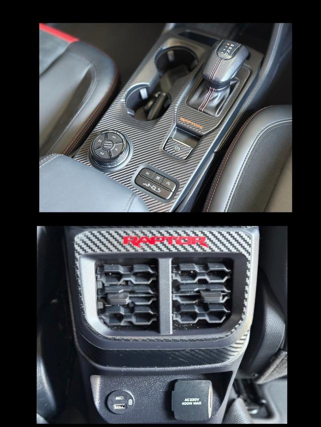 ปี 2022 FORD RANGER, 3.0 RAPTOR ECOBOOST 4WD โฉม DOUBLE CAB สีส้ม สวยจัดๆ เกียร์ออโต้ 10 สปีด เครื่องเบนซินล้วน 13