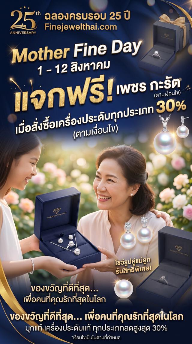 FineJewelThai | ชุดเครื่องประดับมุกแท้ ของขวัญวันแม่ 2026