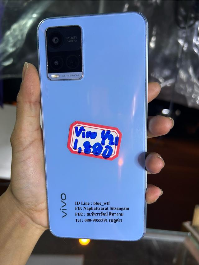 Vivo Y21 2021 จอ6.51นิ้ว 4G 2ซิมRom128Ram4 Android12โหลดได้ทุกแอพ สภาพสวย ปกติ ได้ทุกซิม