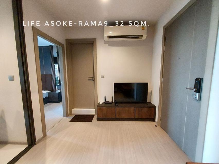 ให้เช่า คอนโด 1 bedroom garden view nice room Life Asoke - Rama 9 : ไลฟ์ อโศก พระราม 9 32 ตรม. good location near MRT an 5