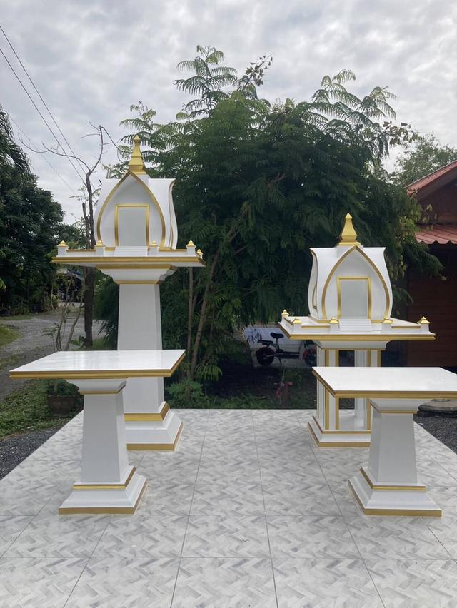 ขายศาลพระภูมิ Spirit House ศาลโมเดิร์น ศาลเจ้าที่ ตา-ยาย พระพรหมติดกระจก เจดีย์ โต๊ะหินอ่อนและรับซ่อมศาลและตกแต่งต่อเติมศาล 12