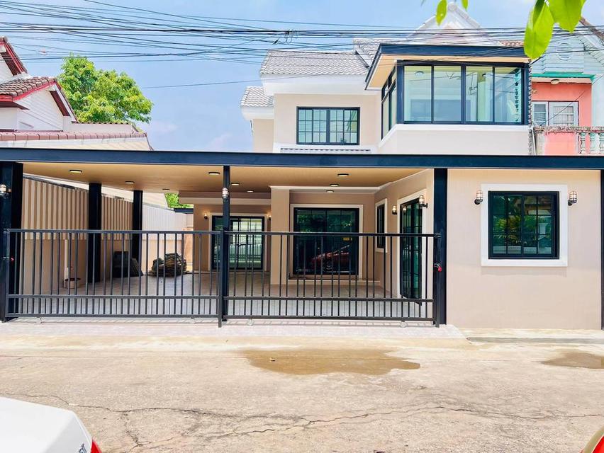 หมู่บ้านนนทรีปาร์ค ไทรม้า ติดMRTสายสีม่วงใกล้รถไฟฟ้าสายสีม่วงเพียง 1 กม. สะท้อนไลฟ์สไตล์คนเมืองยุคใหม่ 1