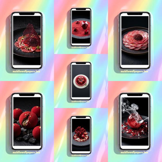 วอลเปเปอร์มือถือ วอลเปเปอร์โทรศัพท์ ภาพชุดอาหารสีแดง วอลเปเปอร์ไอโฟน Lucky Mobile Phone Wallpaper