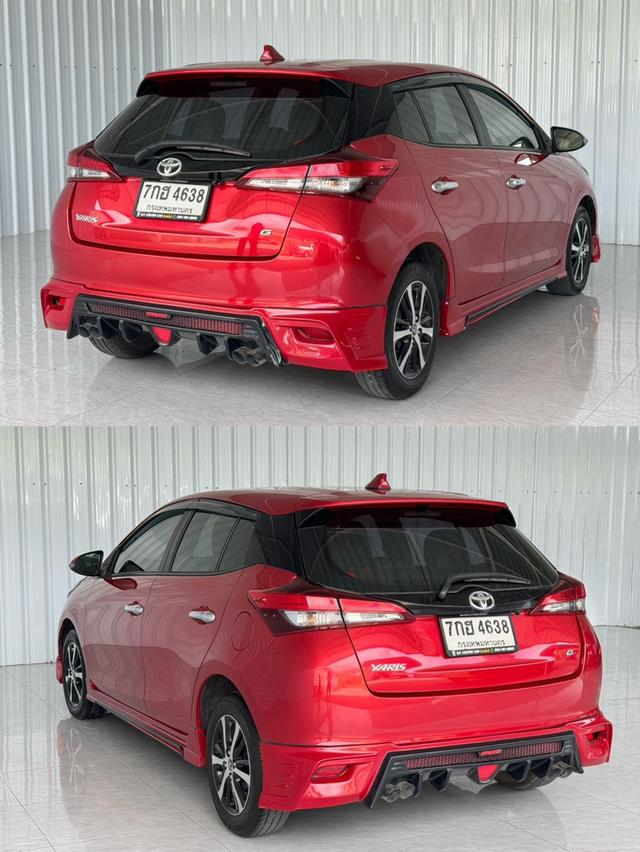 รถบ้าน สีแดงตัวท๊อป Toyota Yaris 1.2G เครดิตดีฟรีดาวน์ได้ รูปที่ 5