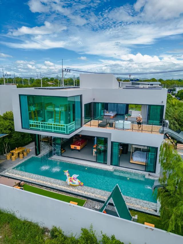 ขาย/ให้เช่า บ้าน Pool Villa หัวหิน 100 ตรว. ขนาด 4 ห้องนอน 4 ห้องน้ำ วิวภูเขา ห่างทะเล 5-10 นาที โทร 06-37515164 1