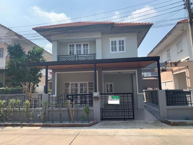 🏡 บ้านแฝด 2 ชั้น หมู่บ้านบุรีรมย์ รามอินทรา รีโนเวทใหม่ เนื้อที่ใหญ่ 39.4 ตร.วา 🔥 โปรโมชั่นพิเศษ 3.18 ล้านบาท 2