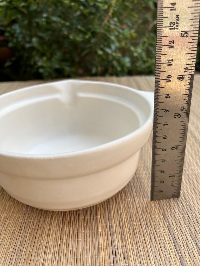 หม้อดินเผาญี่ปุ่น (หม้อนาเบะ) วาดลายพู่กัน มือสองสภาพดี รูปที่ 5