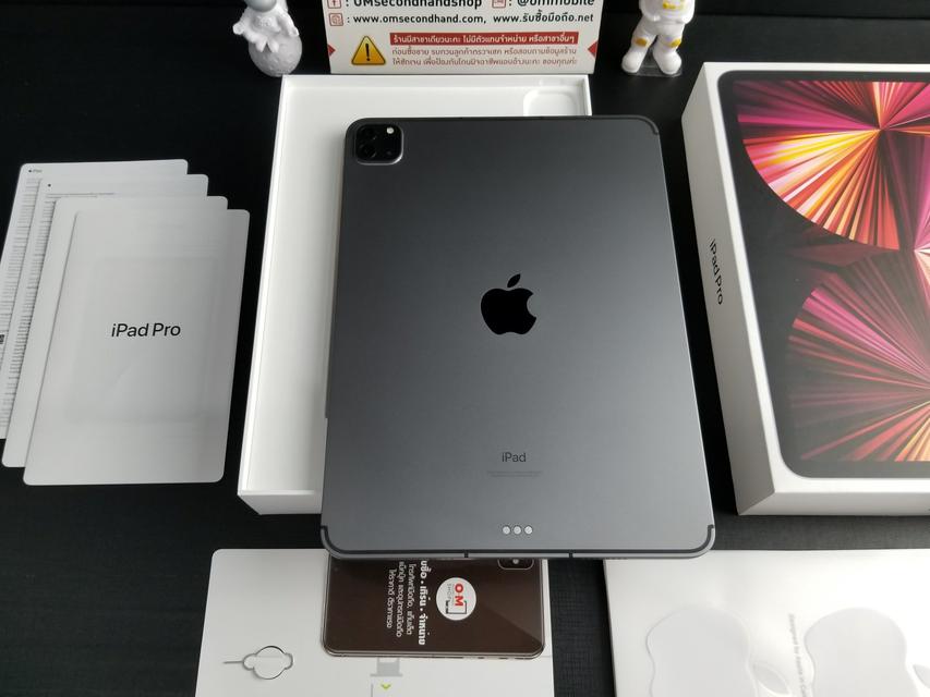 รูป ขาย/แลก iPad Pro (2021) 11นิ้ว 128GB Cellular Space Gray ศูนย์ไทย สวยมากๆ แท้ ครบยกกล่อง เพียง 27,900 บาท  4