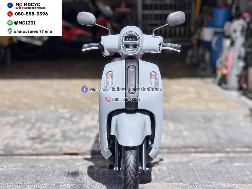 Fazzio 125 2024 รุ่นTOPกุญแจรีโมท เลขไมล์2000โล รถบ้านมือเดียว กุญแจบุคเซอวิสครบ NO1501